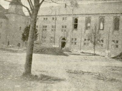 1936 - Construction de l'aile de la chapelle